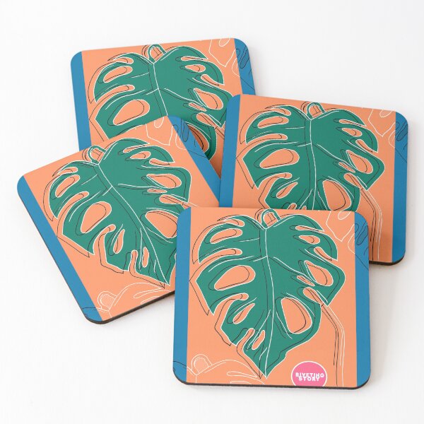 Item preview, Monstera Monkey Leaf 2 designed and sold by RivetingStory.