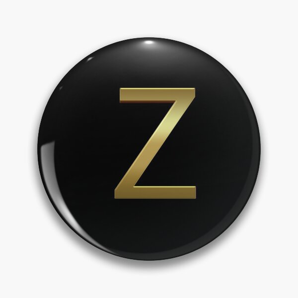 Item preview, Gold On Black Monogram Letter Z | Gold Alphabet designed and sold by SerendipityNow.
