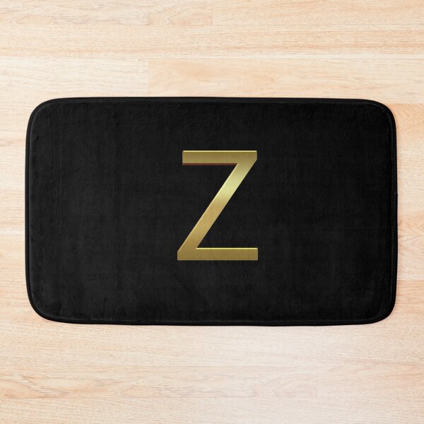 Item preview, Gold On Black Monogram Letter Z | Gold Alphabet designed and sold by SerendipityNow.