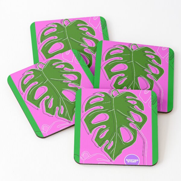 Item preview, Monstera Monkey Leaf Print 3 designed and sold by RivetingStory.