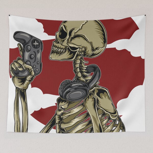 Item preview, Halloween gaming skeleton designed and sold by EveryoneApparel.