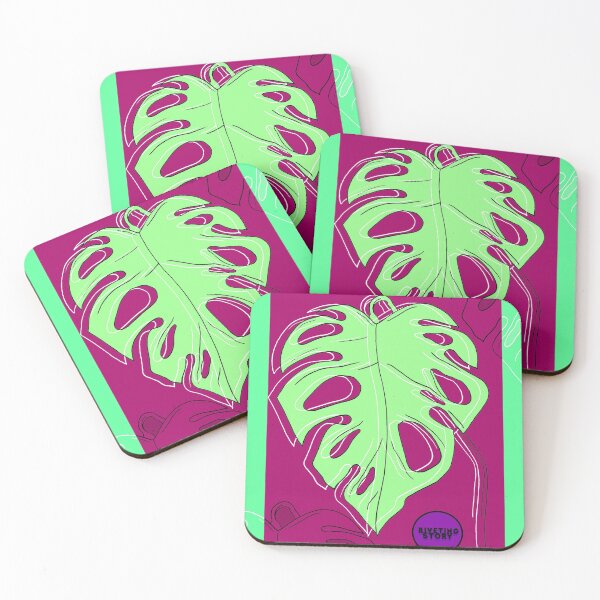 Item preview, Monstera Monkey Leaf Print 5 designed and sold by RivetingStory.