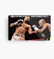 Boxing Motivational Metal Print