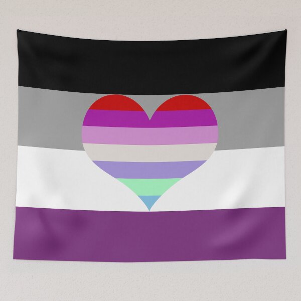 Item preview, Ammolic Asexual Pride Flag designed and sold by DarkVulpine.