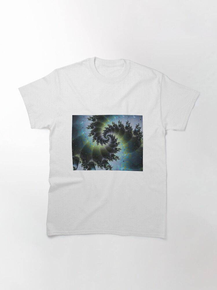 Alternate view of Blue Spiral Galaxy Classic T-Shirt