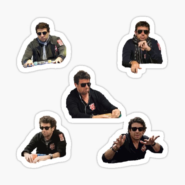 Patrick Bruel Poker Sticker