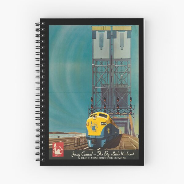 Item preview, Jersey Central retro poster designed and sold by CorasPosters.