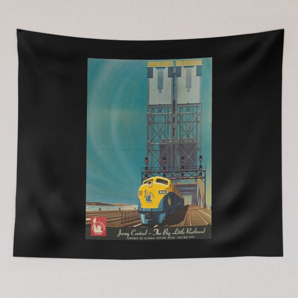 Item preview, Jersey Central retro poster designed and sold by CorasPosters.
