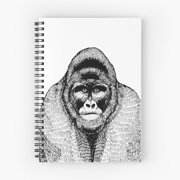 Aperçu de l'œuvre cute hand drawn monkey créée et vendue par NineHomes.