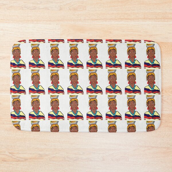 Item preview, AFRO- COLOMBIAN FRUIT BASKET LADY designed and sold by littlefloarts.