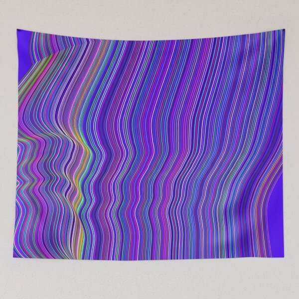 Item preview, Rainbow Stripes Wave designed and sold by Sid6point7.