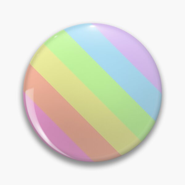 Item preview, Pastel Retro Rainbow Diagonal Stripes designed and sold by wordznart.