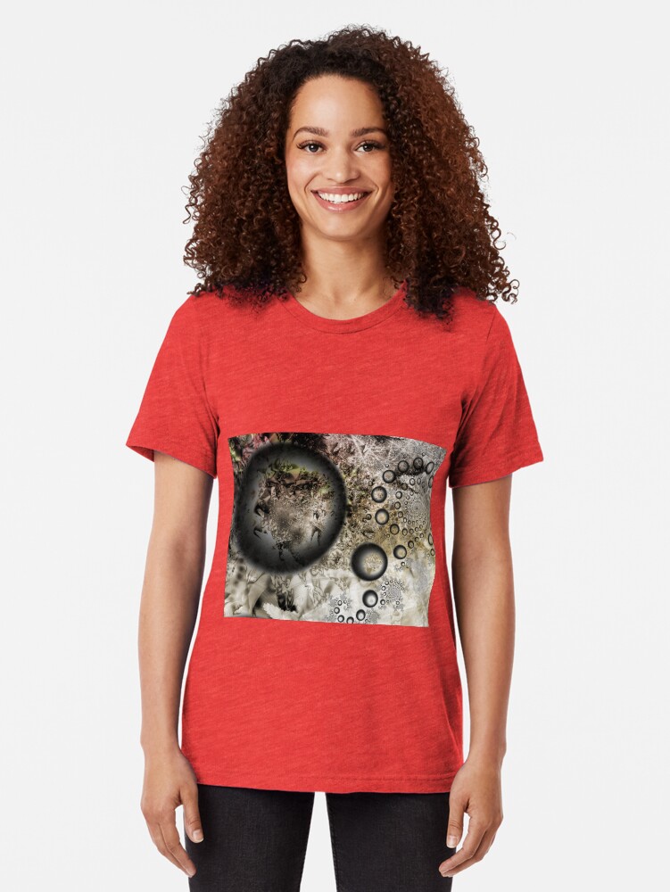 Alternate view of Dust Galaxy Tri-blend T-Shirt