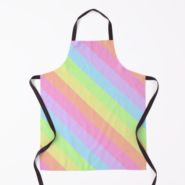 Item preview, Pastel Retro Rainbow Diagonal Stripes designed and sold by wordznart.