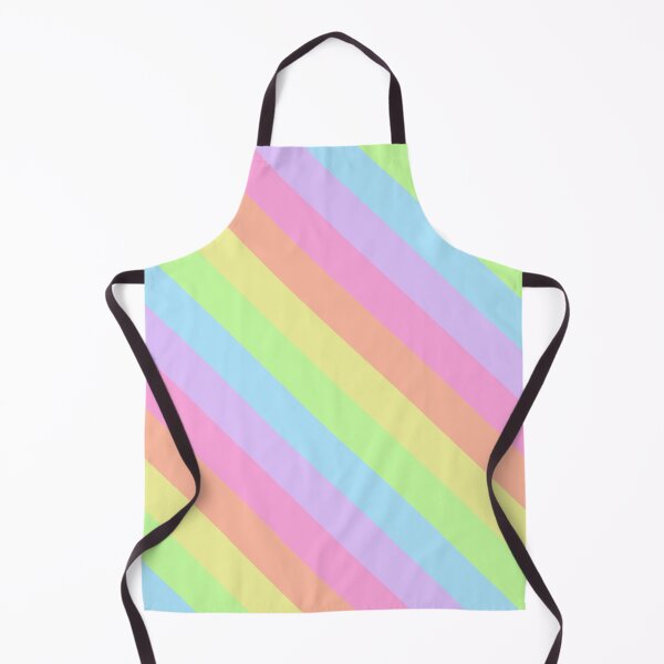 Item preview, Pastel Retro Rainbow Diagonal Stripes 2 designed and sold by wordznart.