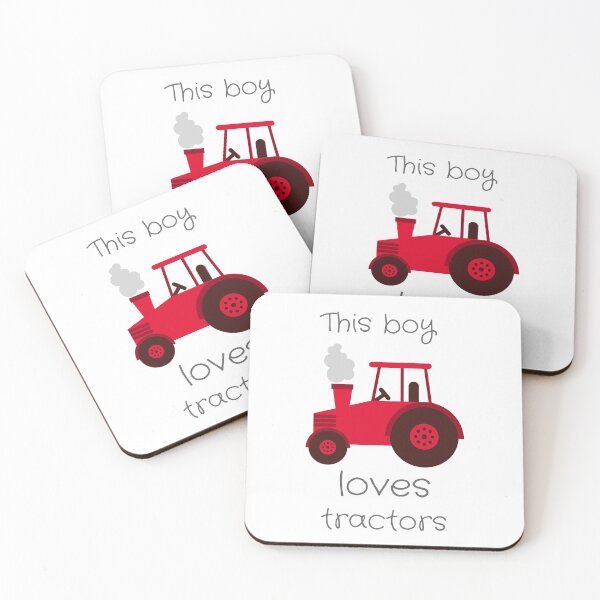 Item preview, This boy loves tractors  designed and sold by InkItStudio.