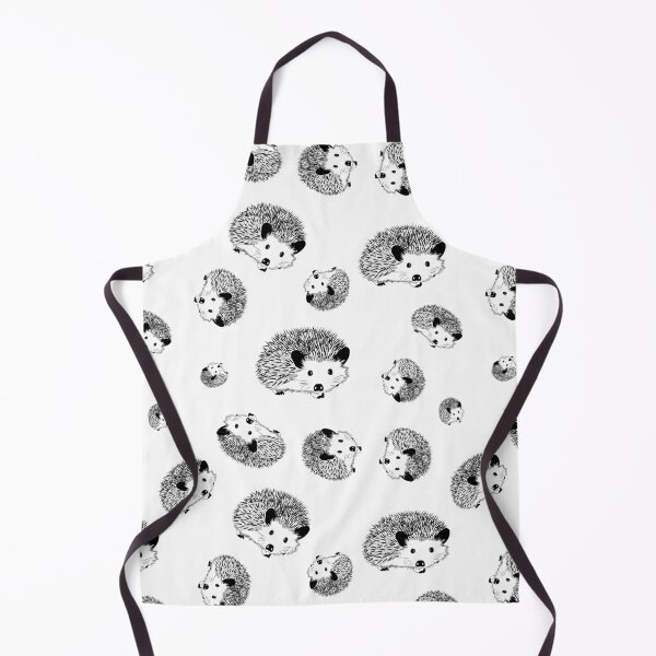 Item preview, Hedgehogs Black on White designed and sold by Elisabeth Lucas.