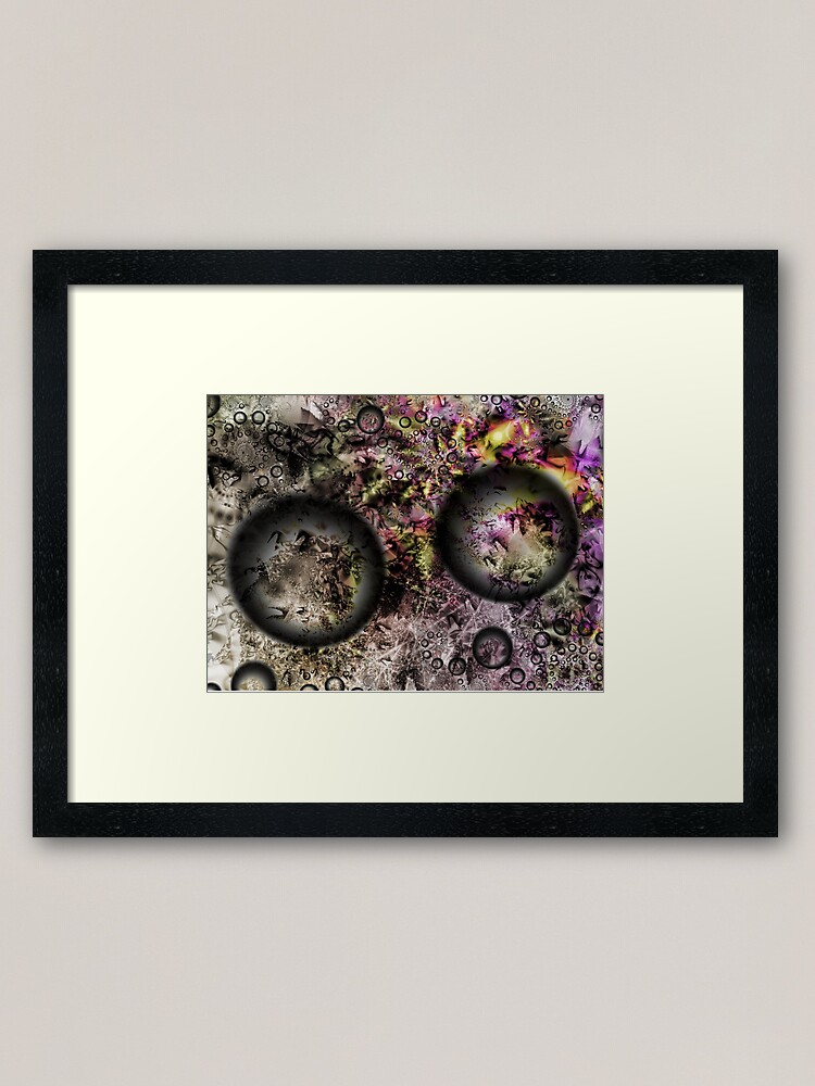 Alternate view of Duality Galaxy Framed Art Print