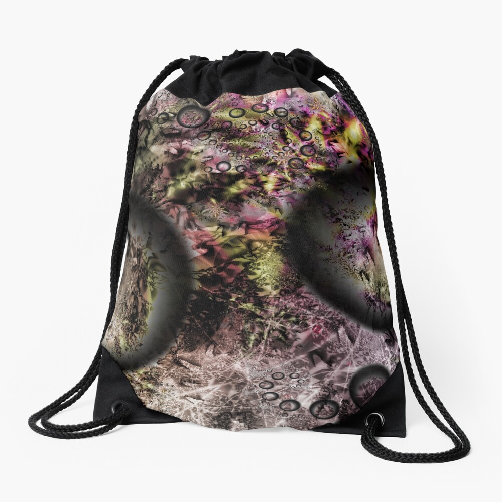 Duality Galaxy Drawstring Bag