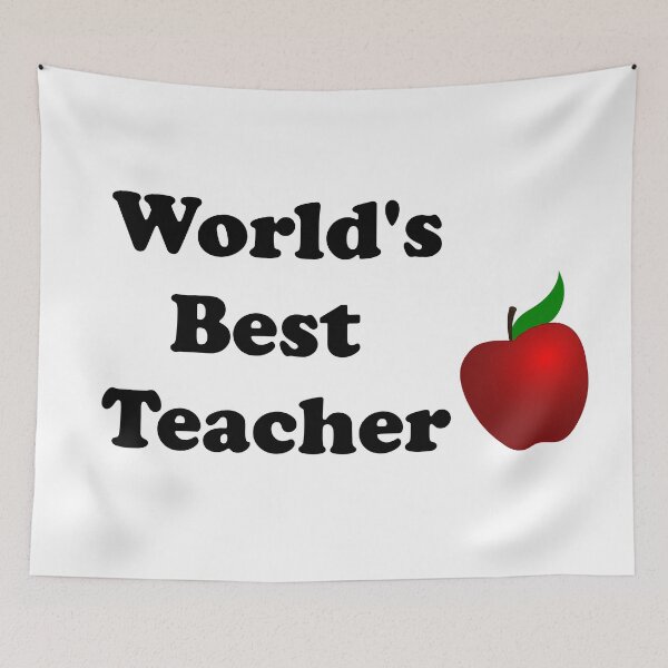 Item preview, World's Best Teacher designed and sold by ThingsByJoy.
