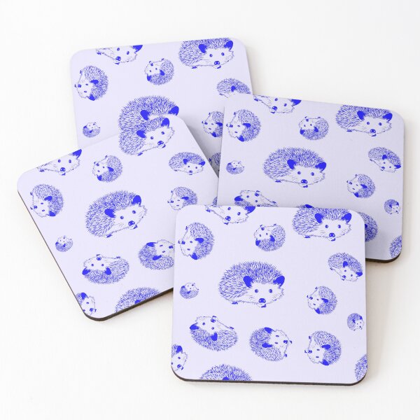 Item preview, Blue Hedgehog Pattern designed and sold by Elisabeth Lucas.