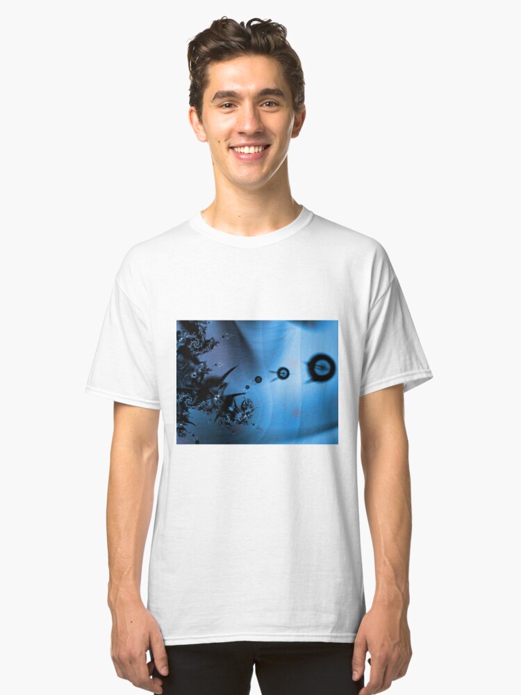 Alternate view of Blue Ocean Abstract Classic T-Shirt