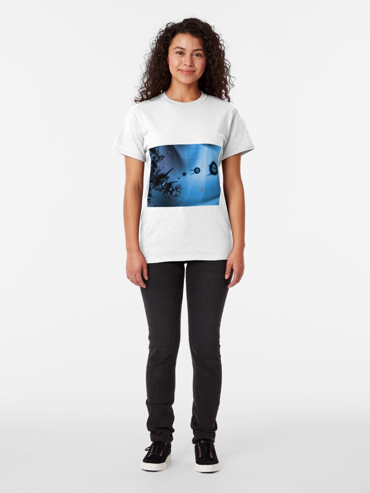 Alternate view of Blue Ocean Abstract Classic T-Shirt