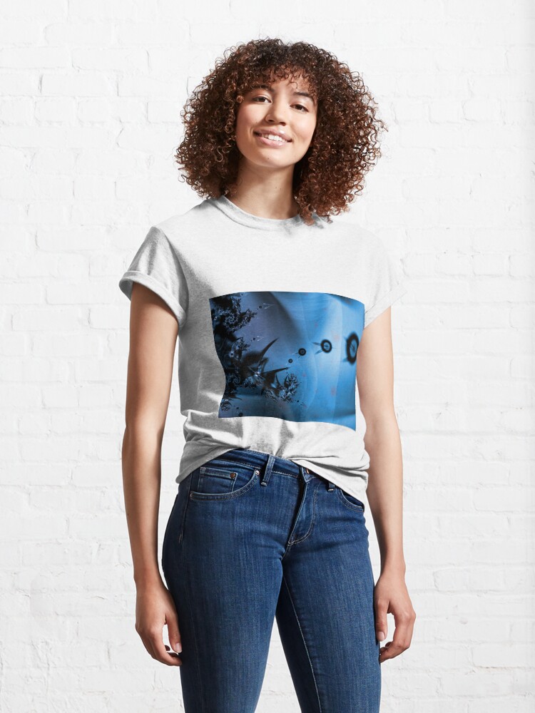 Alternate view of Blue Ocean Abstract Classic T-Shirt
