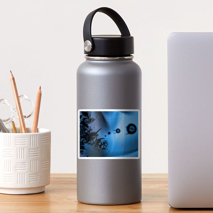 Blue Ocean Abstract Sticker