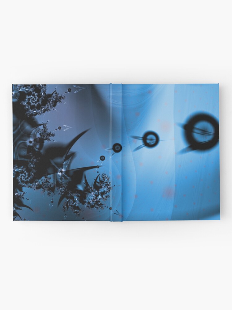 Alternate view of Blue Ocean Abstract Hardcover Journal