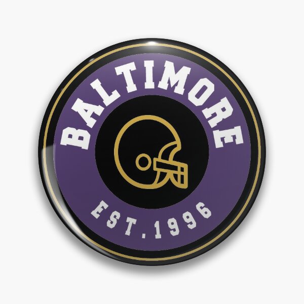 Baltimore Ravens flag, NFL, violet white metal background