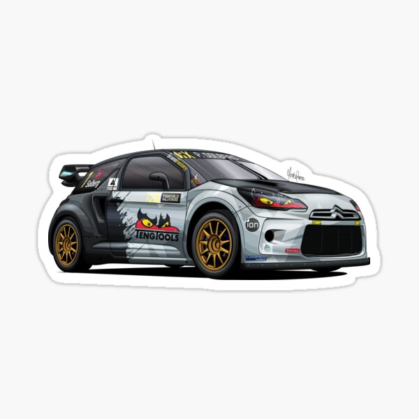 Citröen DS3 - Toit effet zèbre stickers autocollants