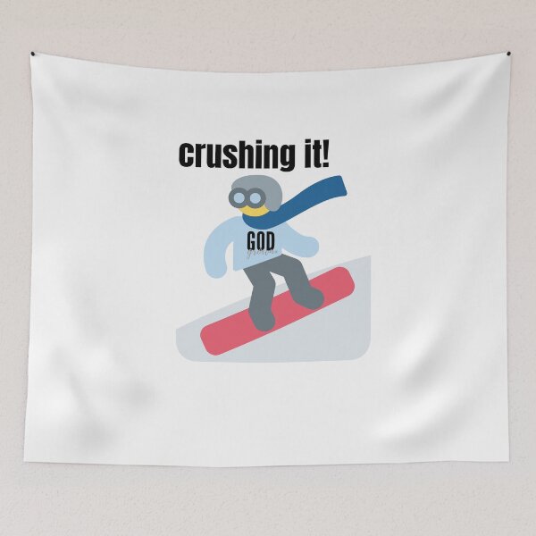 Item preview, Snowboarder CRUSHING IT!, By God Grown. designed and sold by GodGrown.