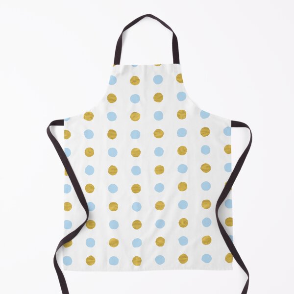 Item preview, Circular Dalmatian Spots - Blue & Gold Foil #447 designed and sold by Natural Collective.