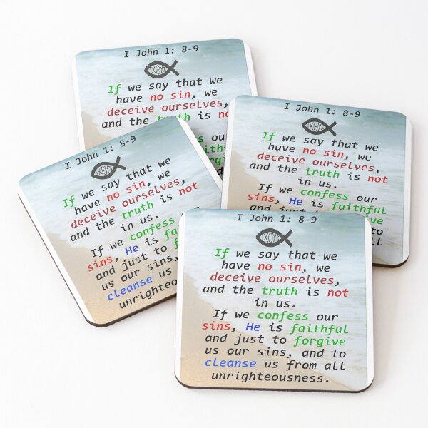 Item preview, I John 1: 8-9 designed and sold by ErinTr.