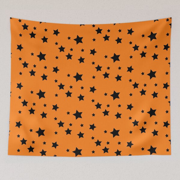 Item preview, black halloween stars pack / pattern designed and sold by prismatic paper co.