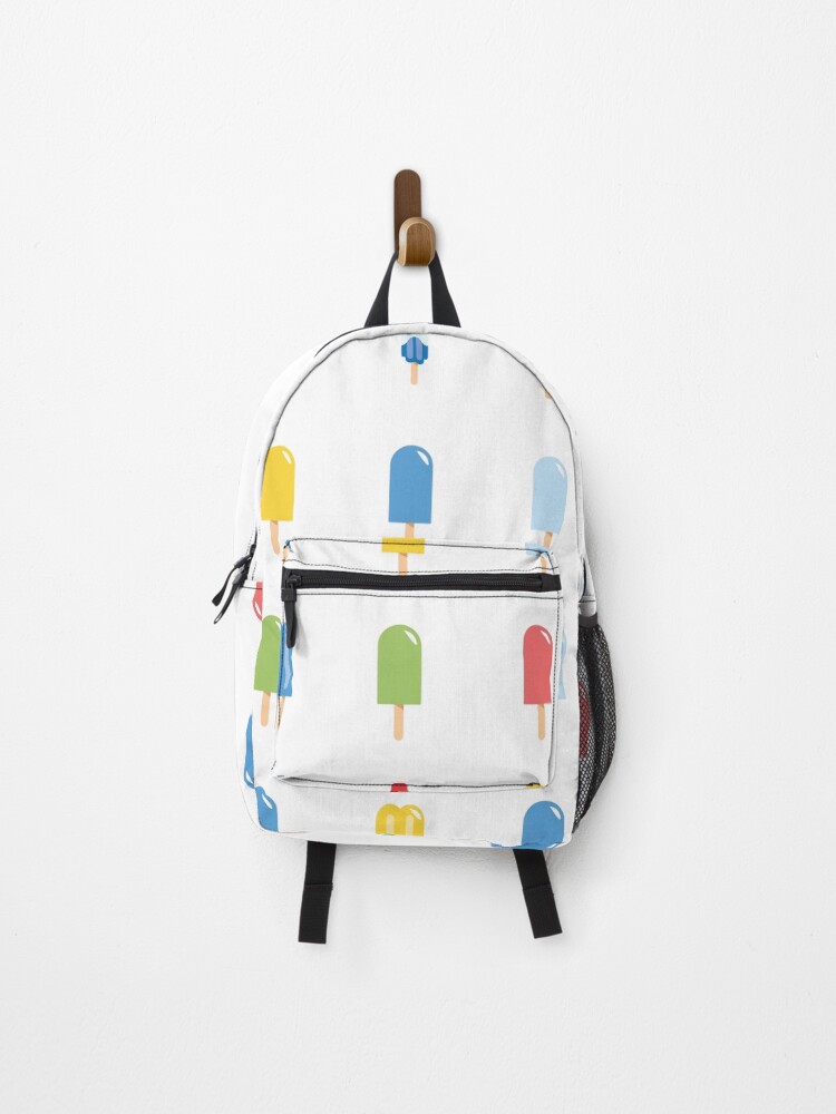 Thumbnail 1 of 3, Backpack, Popsicle Pattern - Bright Random Pops #609 designed and sold by NaturalCollect.