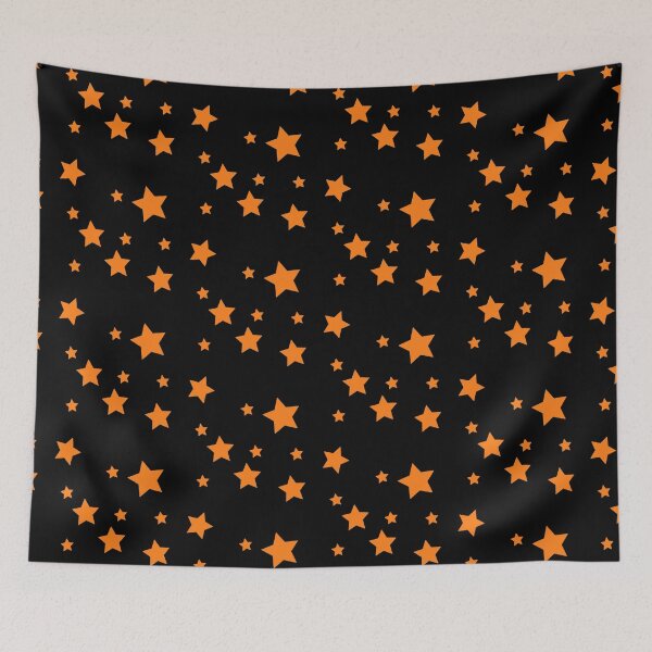 Item preview, black halloween stars pack / pattern designed and sold by prismatic paper co.