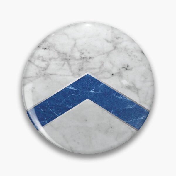 Item preview, Stone Arrow Pattern - White & Blue Marble #184 designed and sold by Natural Collective.