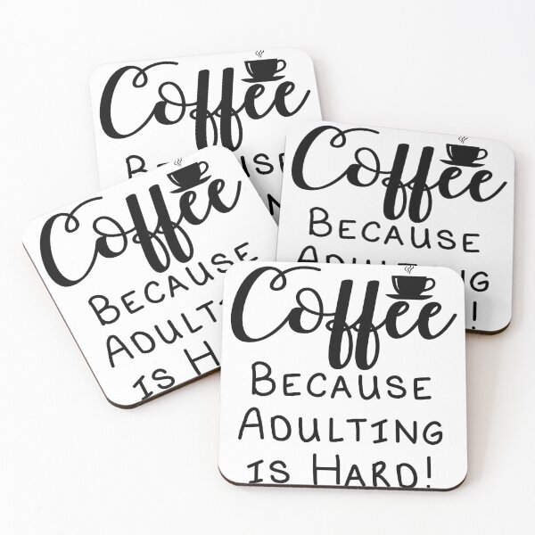 Item preview, Coffee Because Adulting is Hard! designed and sold by LovenLaughter.