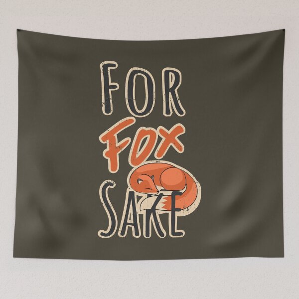 Item preview, For Fox Sake cute animal shirt designed and sold by KennefRiggles.