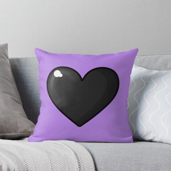 Item preview, halloween black heart on purple designed and sold by prismatic paper co.