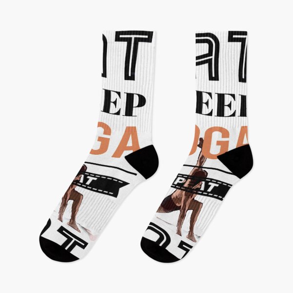 Item preview, Eat sleep Yoga repeat designed and sold by AW2 Designs.
