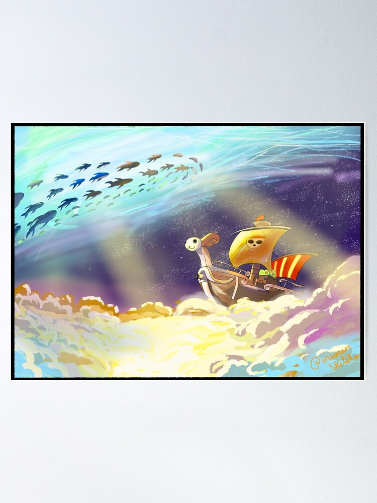 One Piece Under Water Going Merry Poster for Sale by DaturaSnake