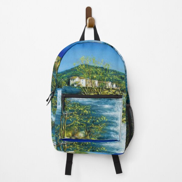 Item preview, ARNO RIVER AT ROVEZZANO Florence Tuscany Landscape designed and sold by BulganLumini.