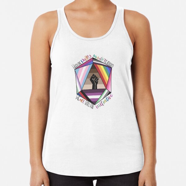 Everyone Rolls Initiative Racerback Tank Top