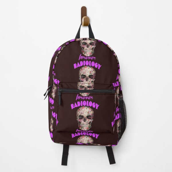 Item preview, radiology forever. dainty skull designed and sold by doctors-apparel.