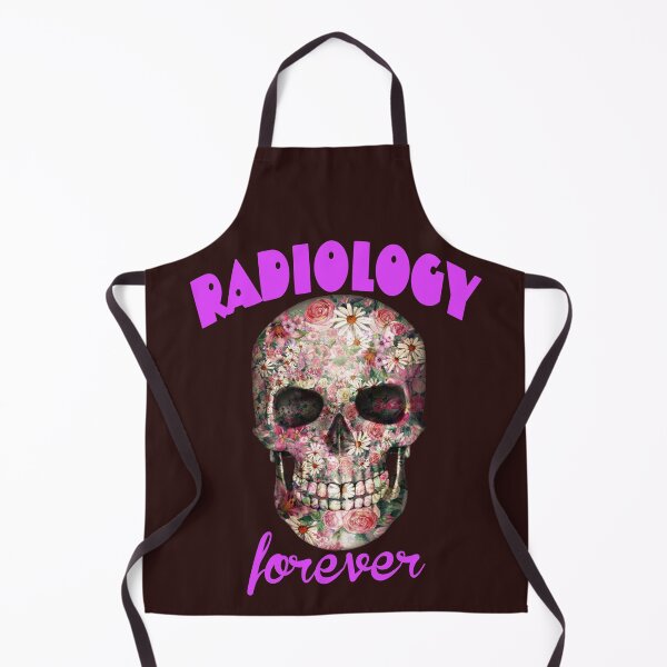 Item preview, radiology forever. dainty skull designed and sold by doctors-apparel.