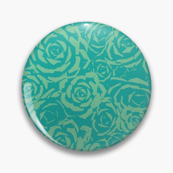 Item preview, Succulent Stamp - Teal & Green #682 designed and sold by Natural Collective.