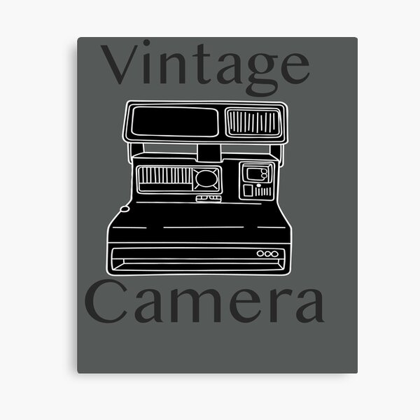 Vintage Film Camera Solid-Faced Canvas Print